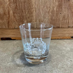 Ralph Lauren Classic Crest Logo Whiskey Glass, Barware