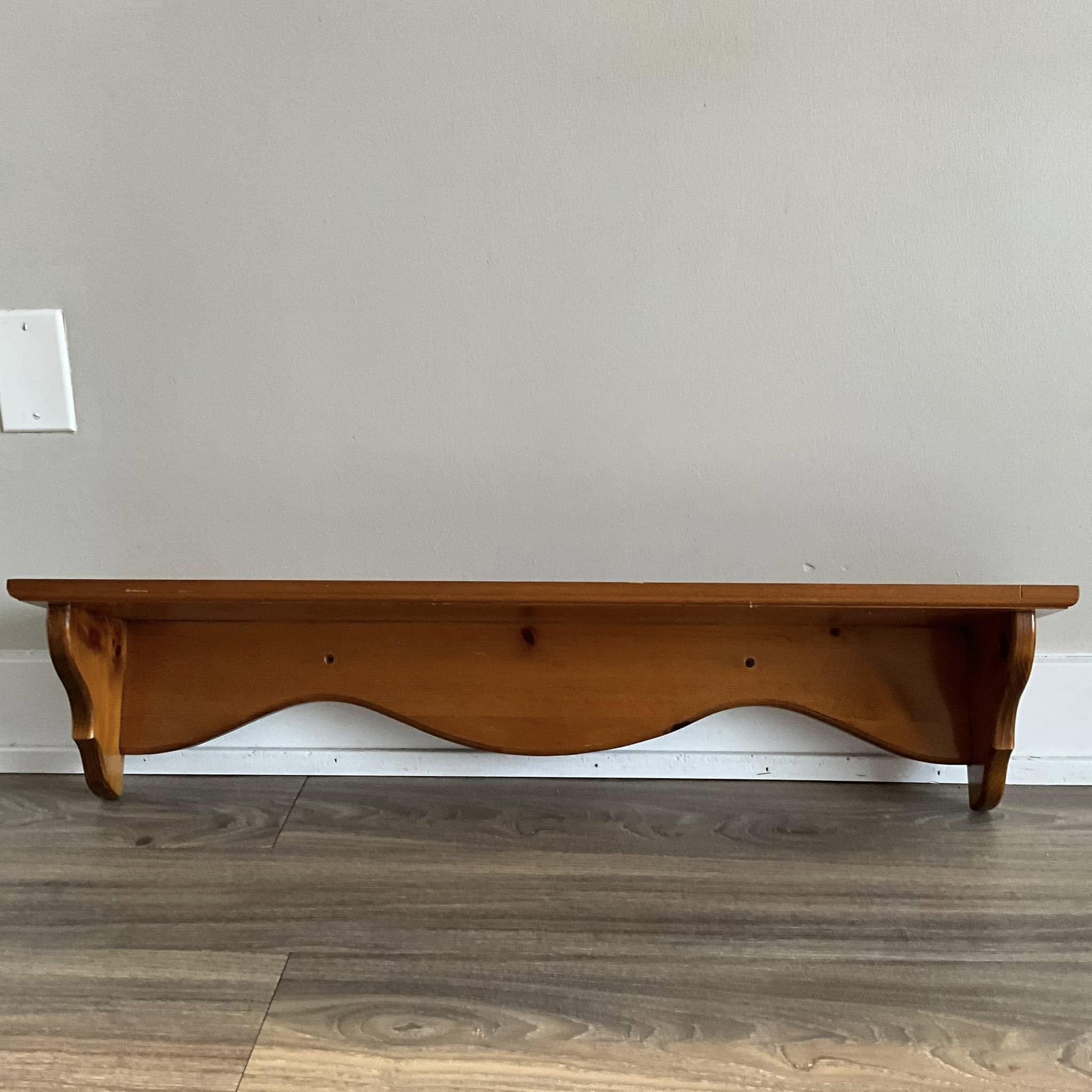 ヴィンテージ　壁掛け棚　木製 ada6cb193dbb1a06f29d2af1aaf877