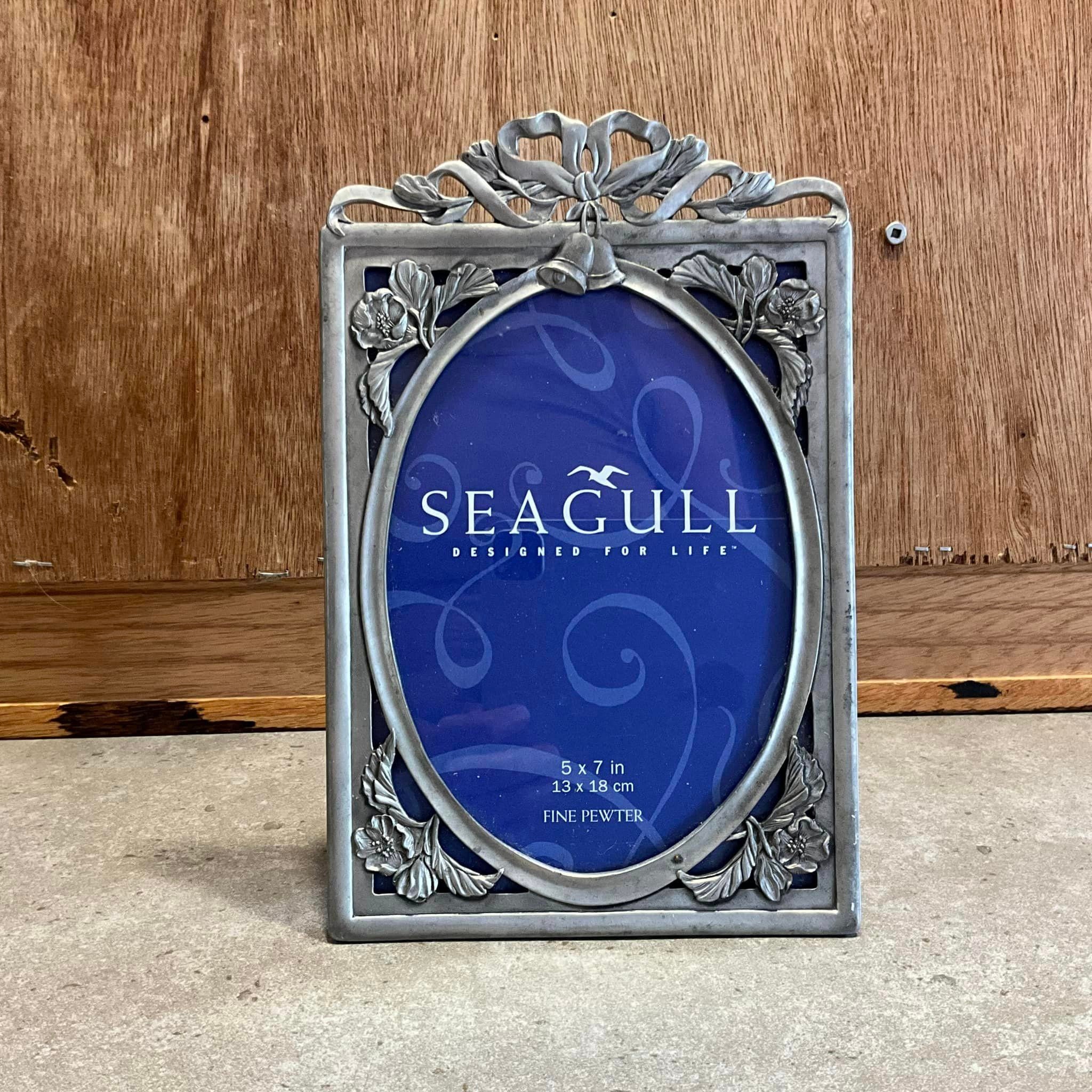 シーガル　フォトフレーム　ピューター 馬フォトフレーム Seagull Pewter シーガルピューター 錫製 カナダ