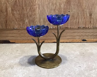 ヴィンテージ、希少な美しいコバルトブルーのGunnar Ander Ystad