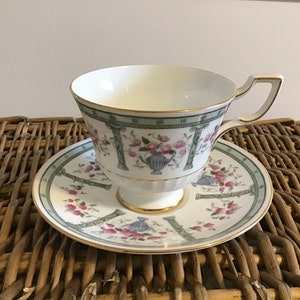Vintage Tuscan Bone China Teacup and Saucer - Made in England