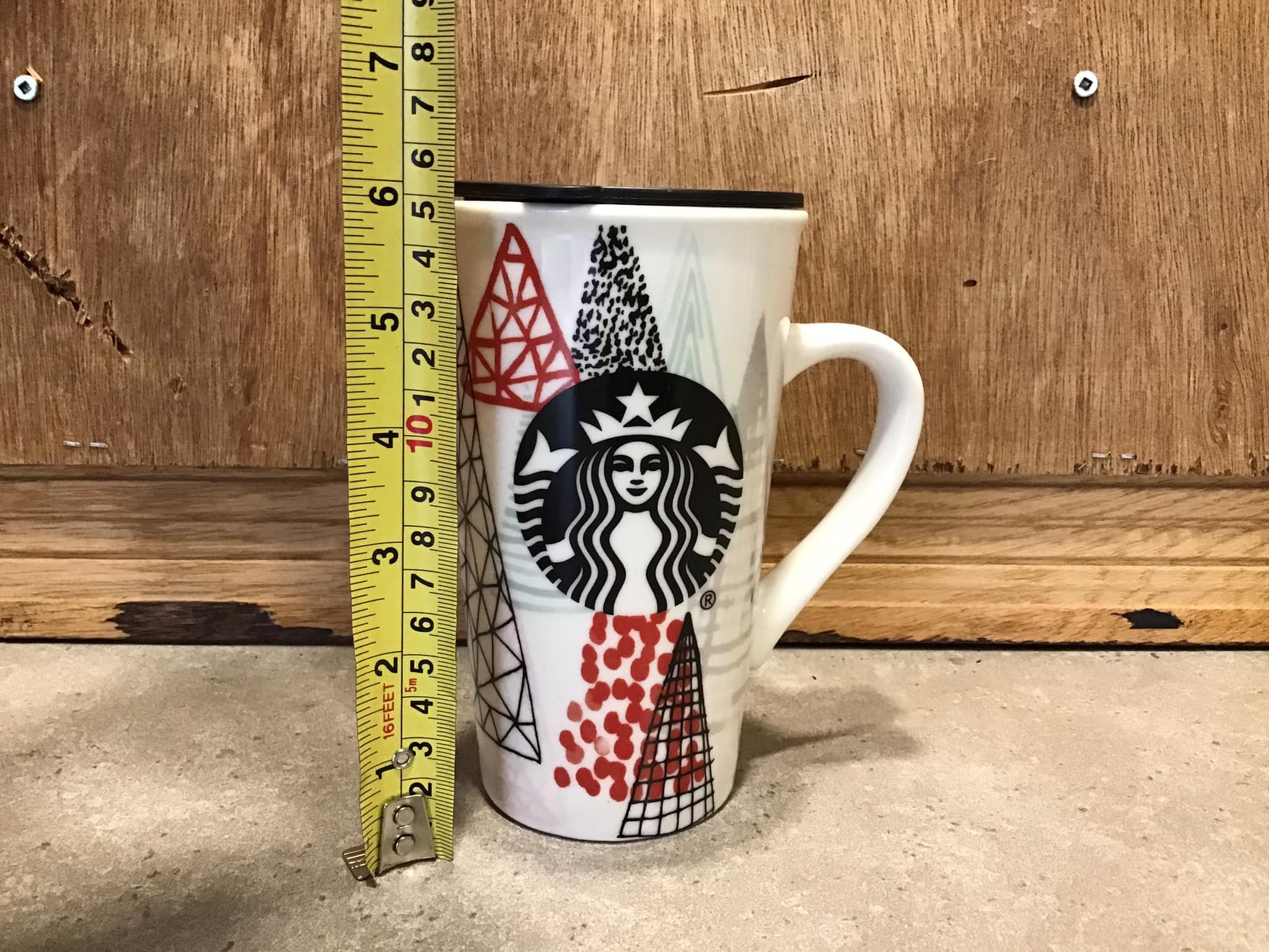 Starbucks Has An Upside Down Christmas Tree Mug For The Holidays