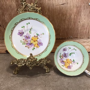 Vintage Tuscan Fine Bone China Teacup and Saucer - Made in England