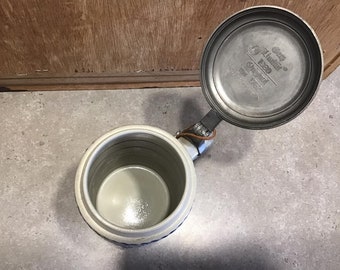 ゲルツ社製ドイツビールジョッキ：蓋付きジンマグ、花柄 - Etsy 日本