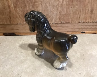 輓馬 馬 シャイヤー クライスデール アンティーク イギリス製 オブジェ