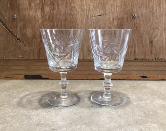 6 VERRES APÉRITIF en cristal d'Arques modèle dampierre H 14.5 cm EUR 40,00 - FR