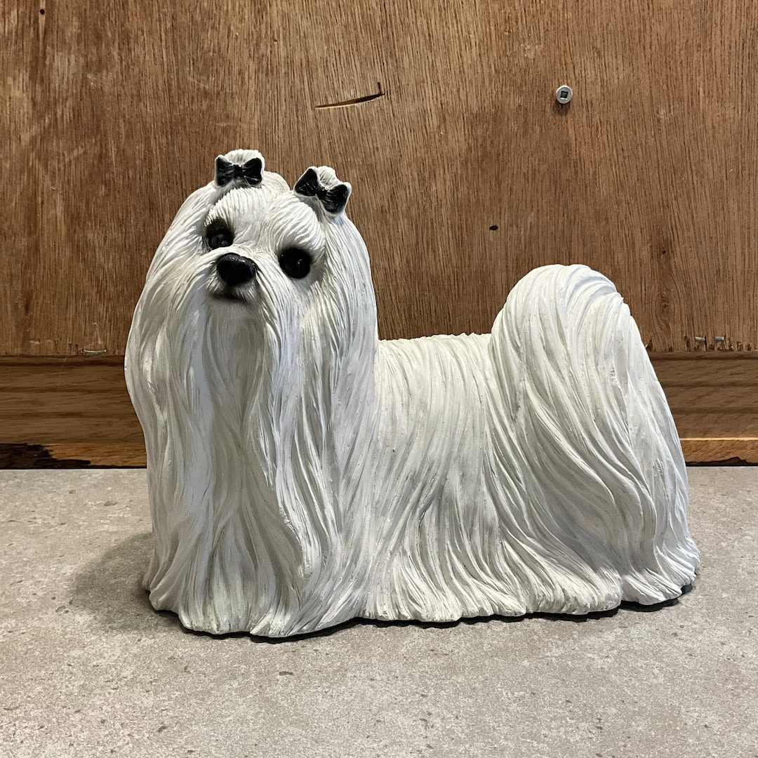 Sandicast | Accents | Vintage Sandicast Maltese Dog