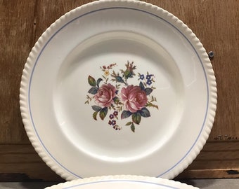 2 Vintage Old English Johnson Bros Dinner Plates Made in England