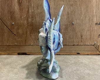 Vintage 1960s Jema Holland Ceramic Angel Fish Figurines: Kitsch
