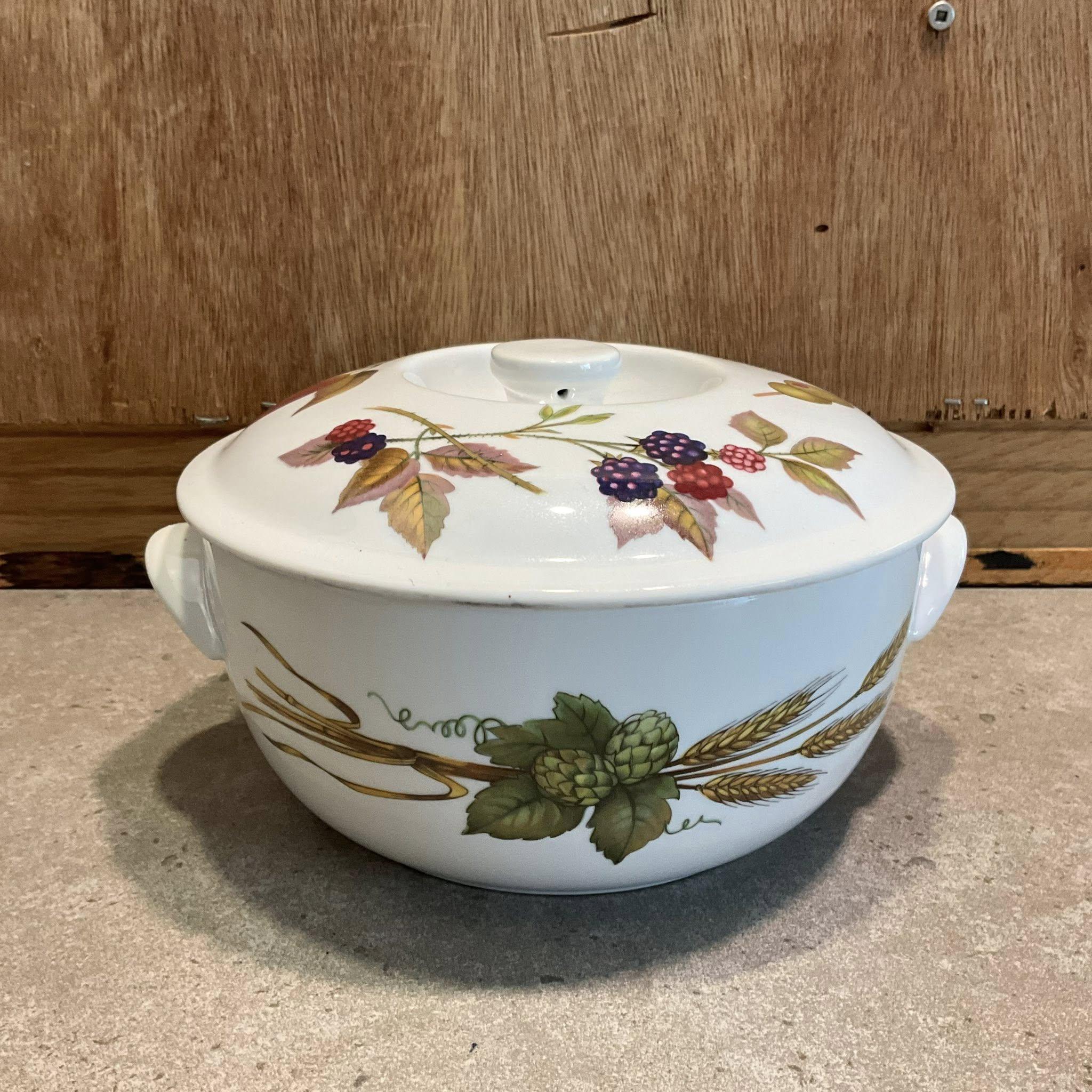 ヴィンテージ ロイヤルウースター イヴシャム キャセロール皿