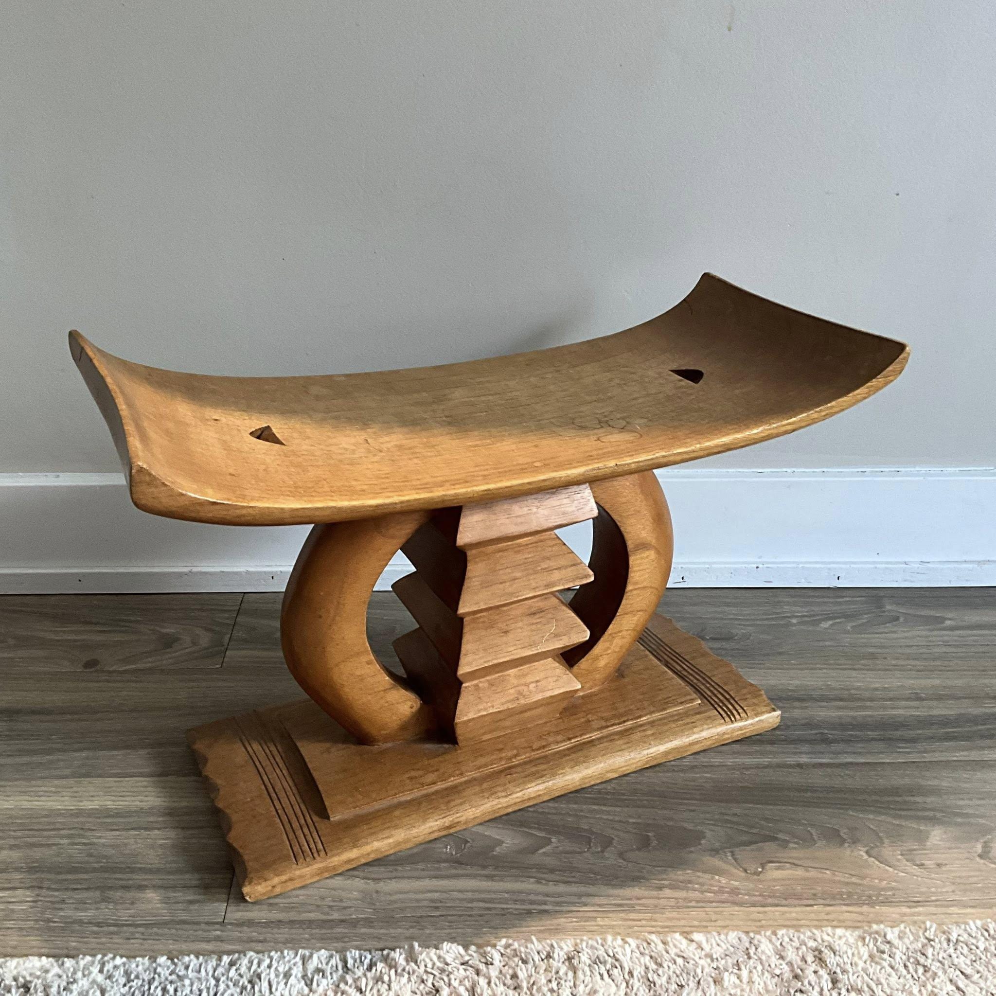 最終値下げ　アシャンティ族　スツール① アフリカ民芸 最終値下げ アシャンティ族 スツール① アフリカ民芸 最終値下げ