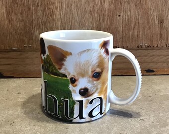 Chihuahua Dog Coffee Cup Relief Mug Oversized 18 oz capacity