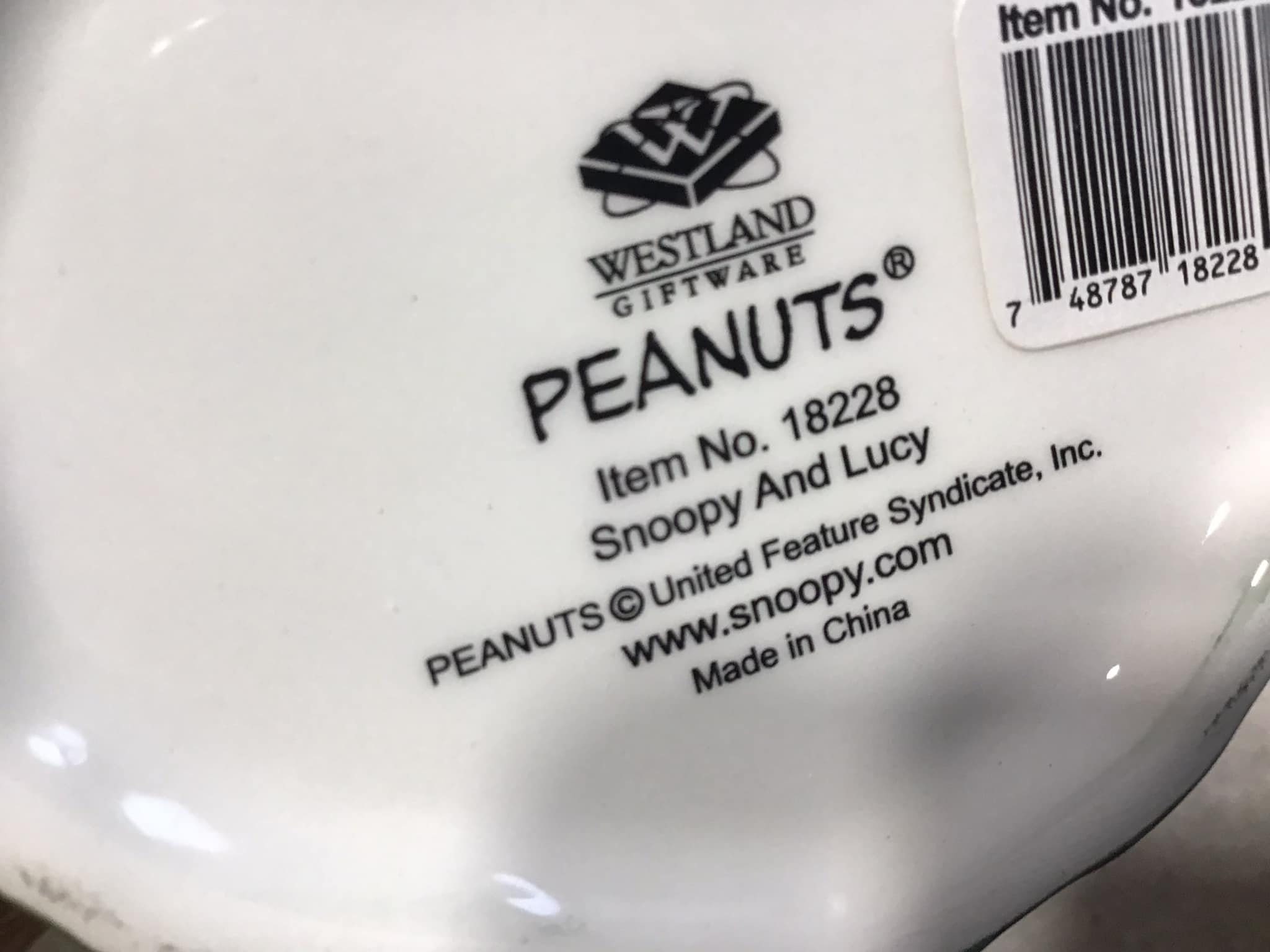 Peanuts Figurine, Snoopy and Lucy, Westland, 18228 - Etsy
