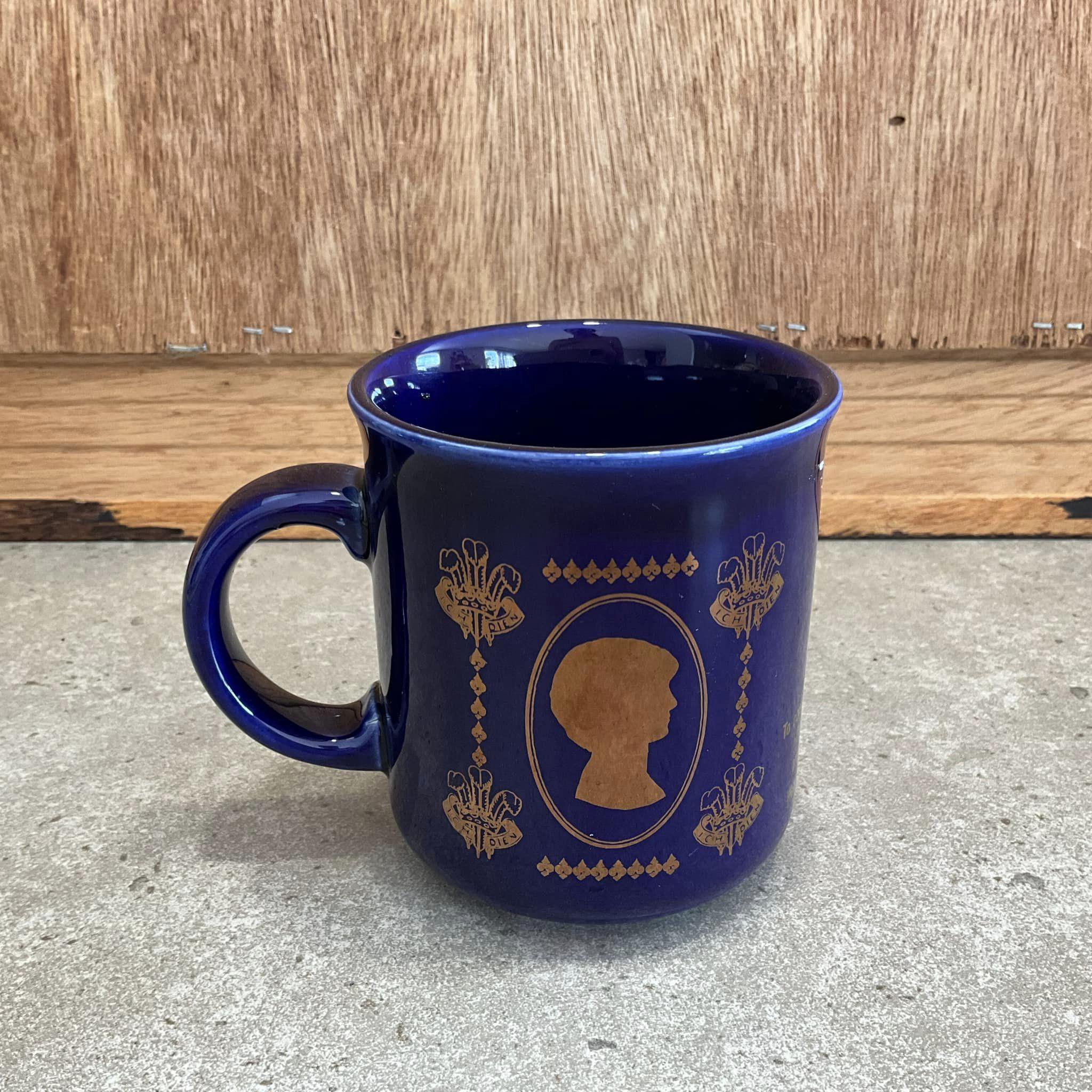 1981年イギリス製チャールズ結婚記念ビンテージマグカップ陶器ダイアナ妃当時物 VINTAGE｜Prince Charles & Princess Diana Royal Wedding CUP コレクション