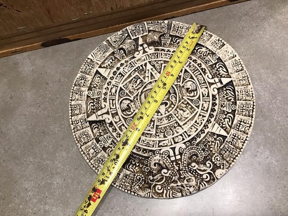 ヴィンテージアステカカレンダー壁飾り：メシカマヤサンストーン