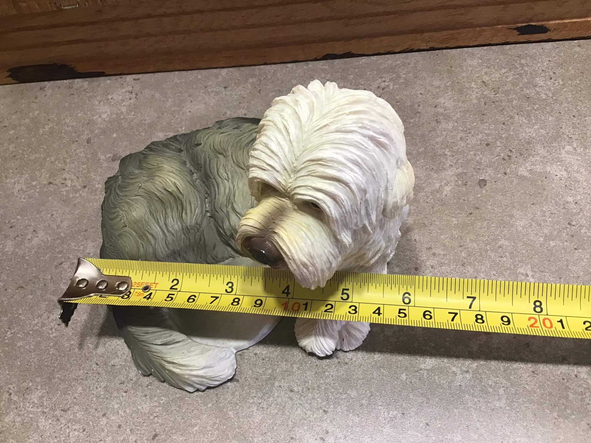 オールドイングリッシュシープドッグの置物動物装飾品コレクション