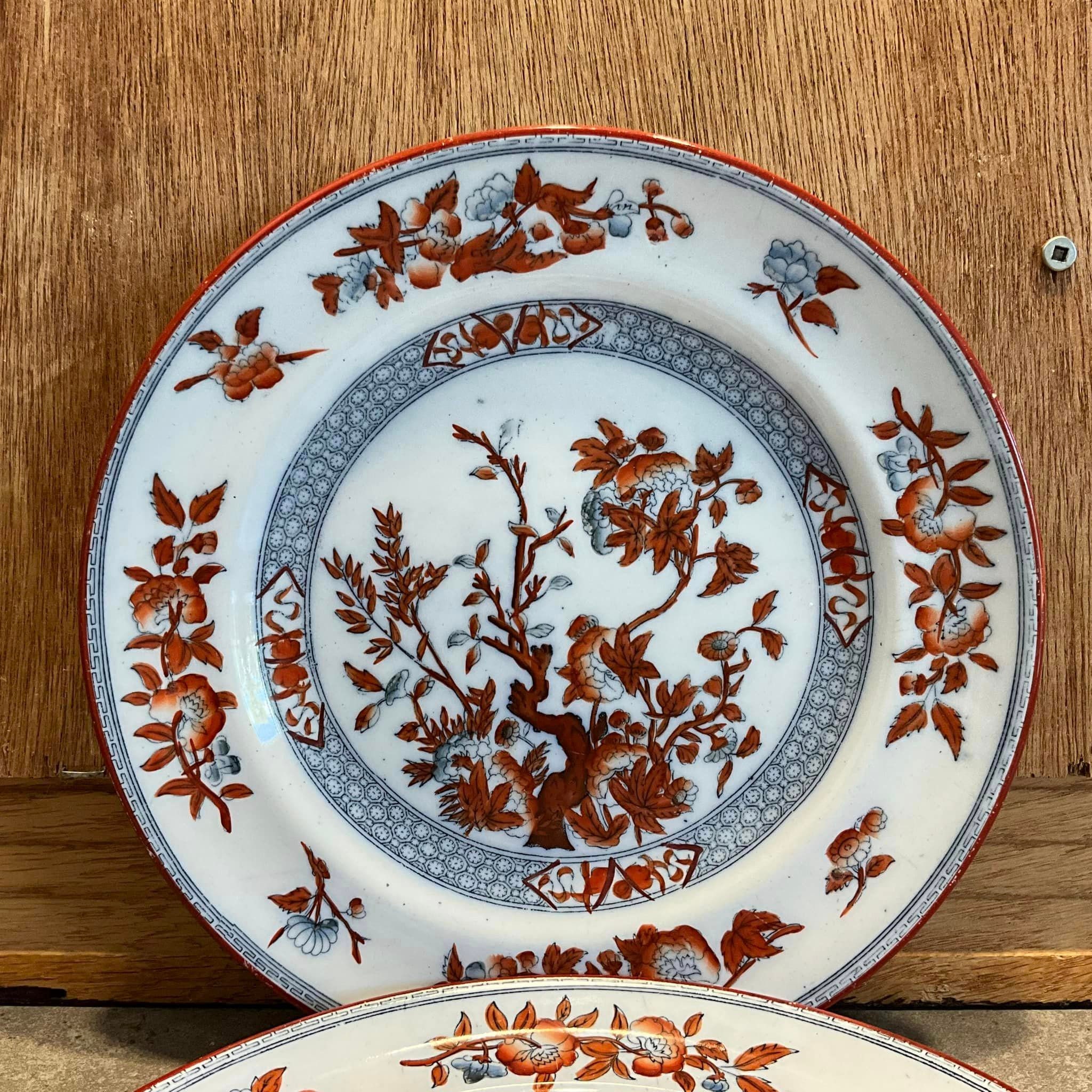 2 Vintage Petrus Regout Maastricht Holland Cedra Plates - Etsy