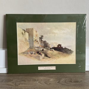 Litografia di David Roberts, Gerusalemme, La Porta d'Oro, 1839