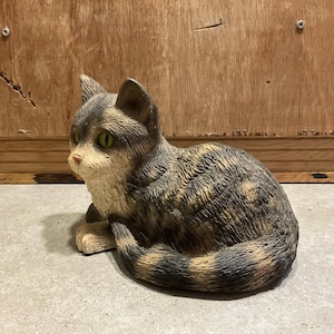 ねこ　置物　サンディキャスト製　中古　sandicast Sandicast kitty cat - Etsy 日本