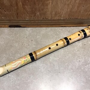 Bamboo Flute 4 front holes and 1 back hole Musical Instrument