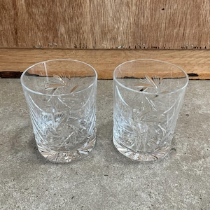 Pinwheel Whiskey Glasses Set of 2