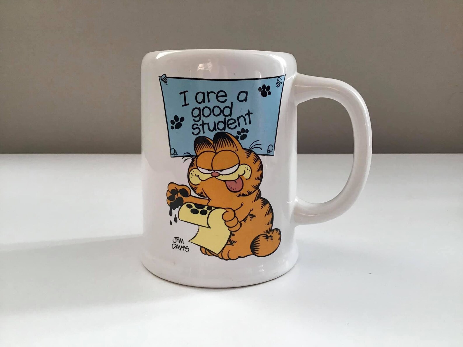 Vintage 1978 Garfield Mug Collectible Mug Etsy