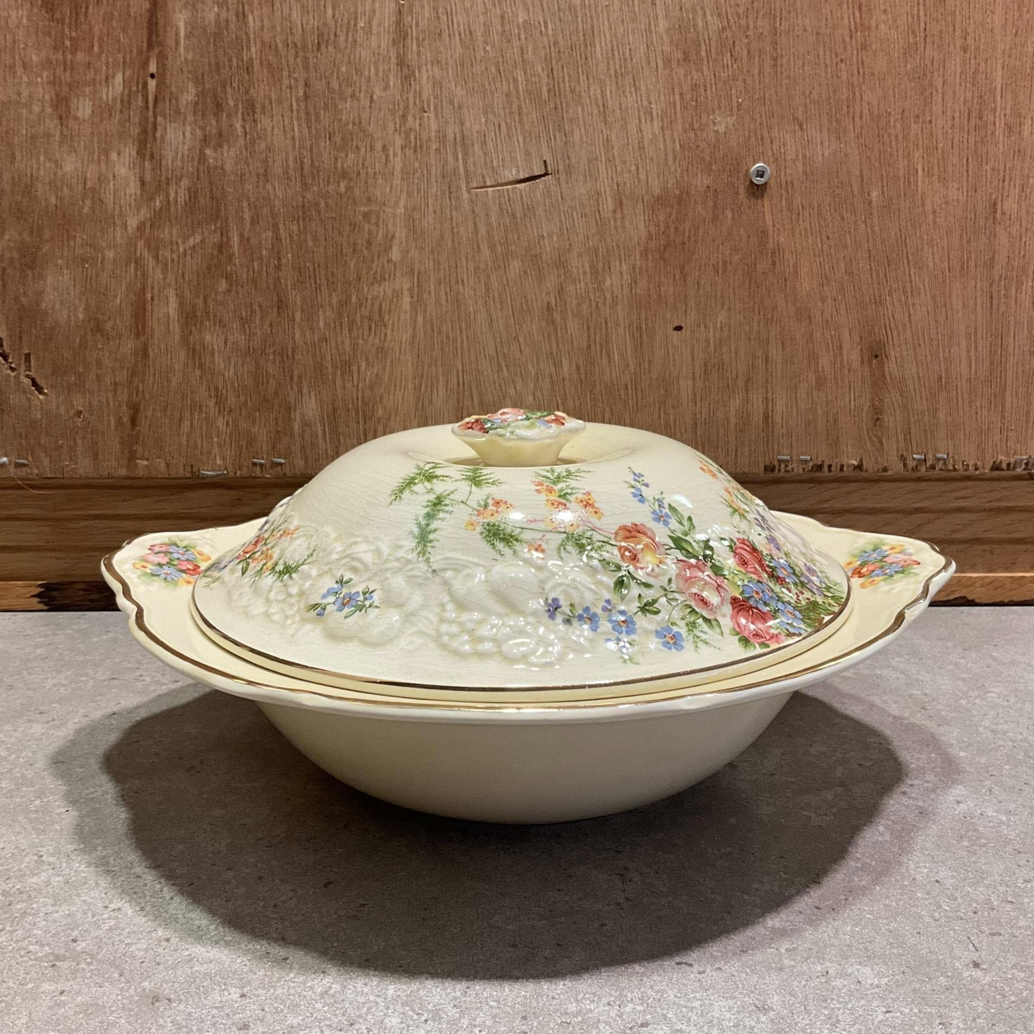 English China Covered Vegetable Bowl - Etsy New Zealand