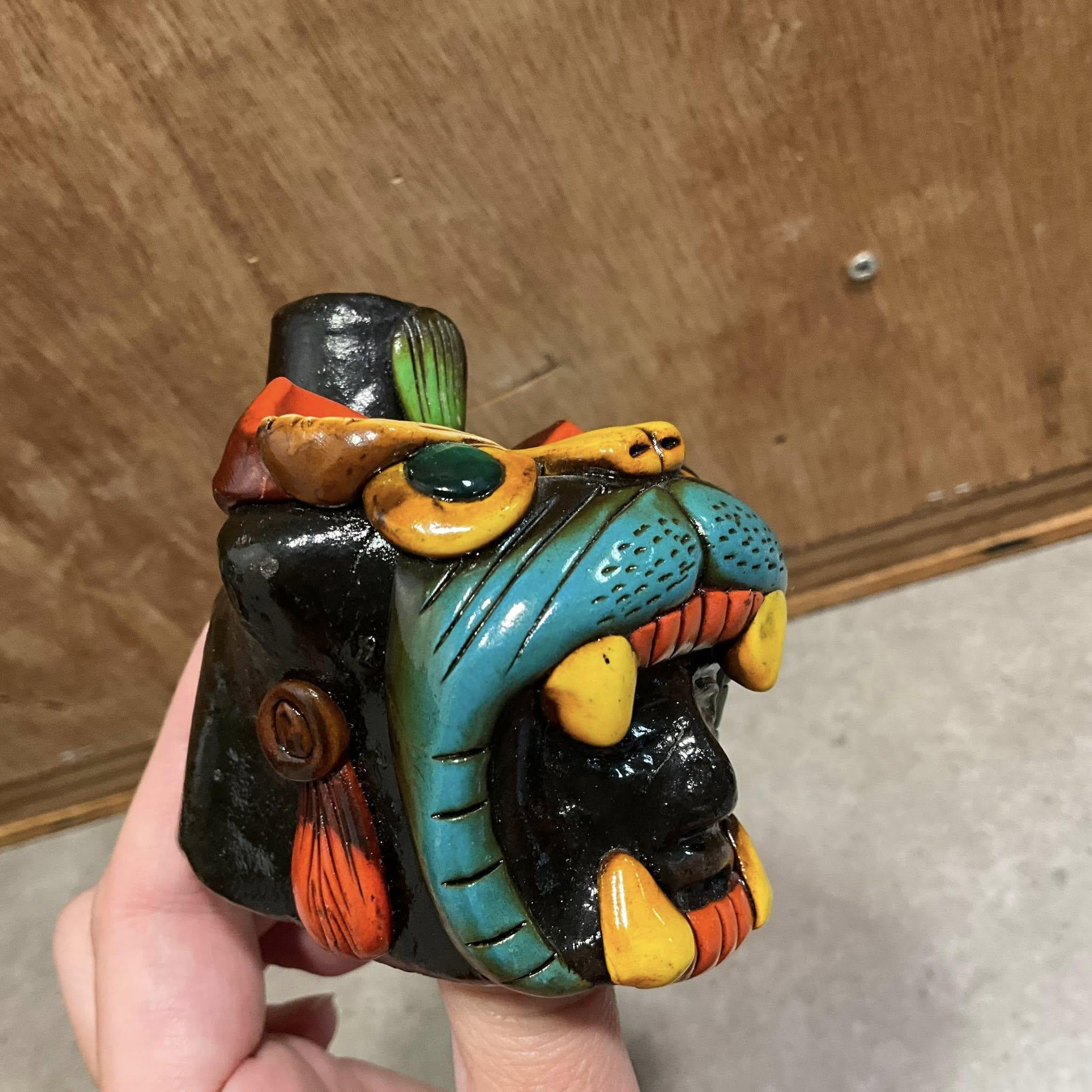 Colorful Jaguar Whistle: Mexican Folk Art Ocarina Small - Etsy Israel