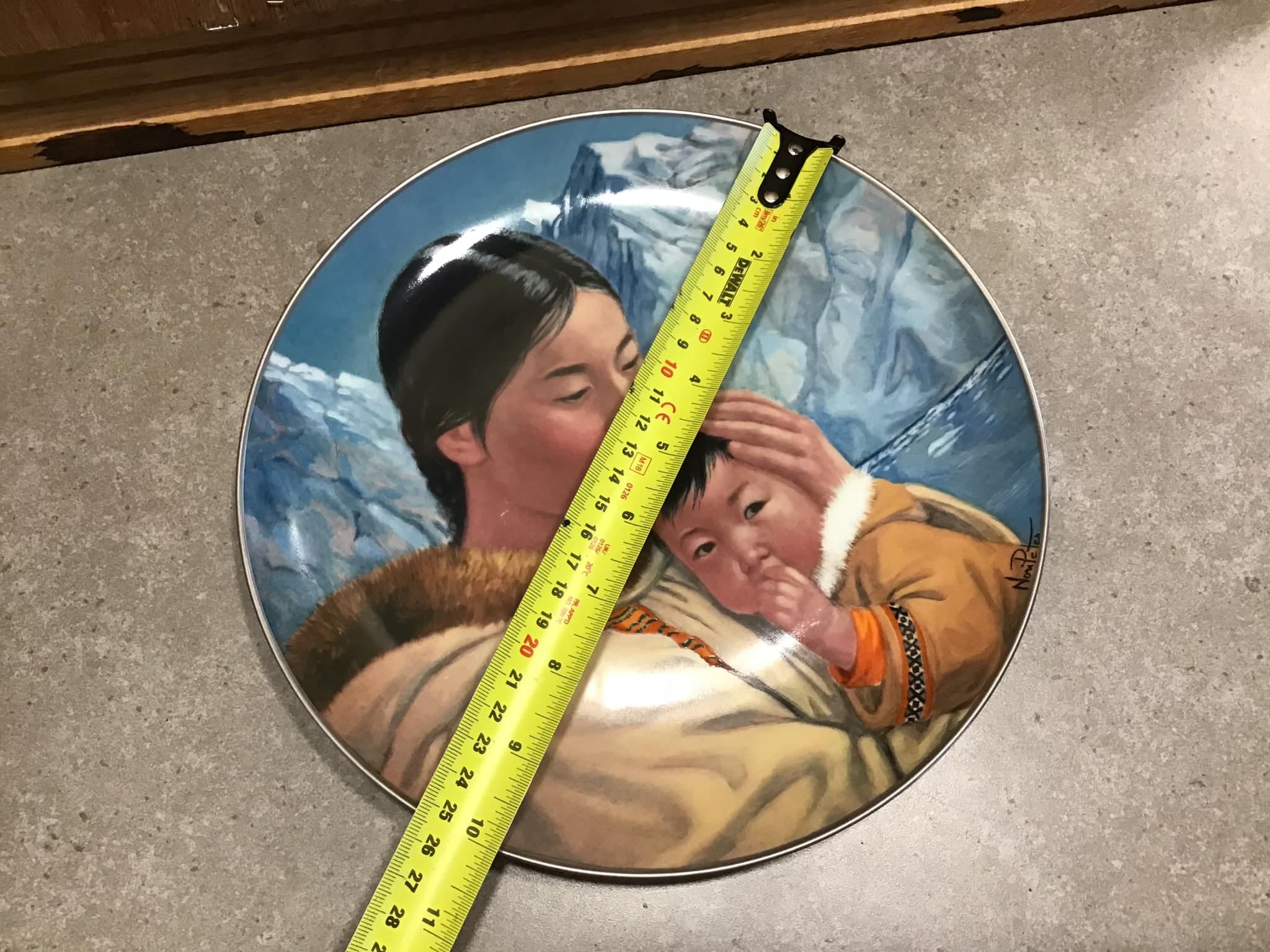 Nori Peter Collector Plate Titled Motherhood From the Series