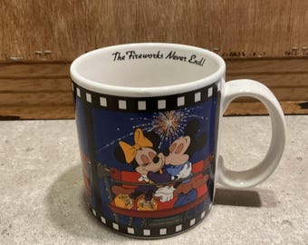 Taza vintage de Mickey Mouse, taza coleccionable