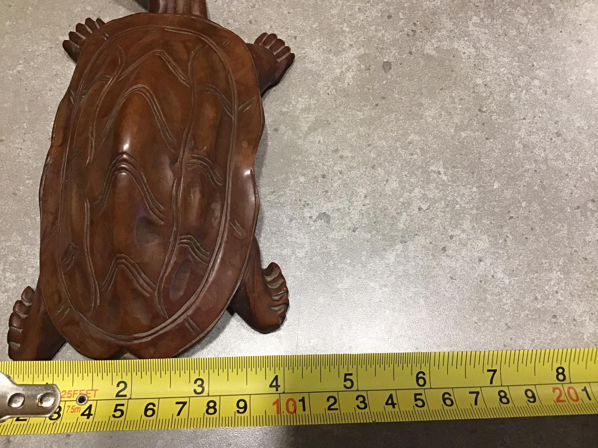 木彫りの亀の置物：風水装飾（幅8インチ×奥行き4インチ） - Etsy 日本