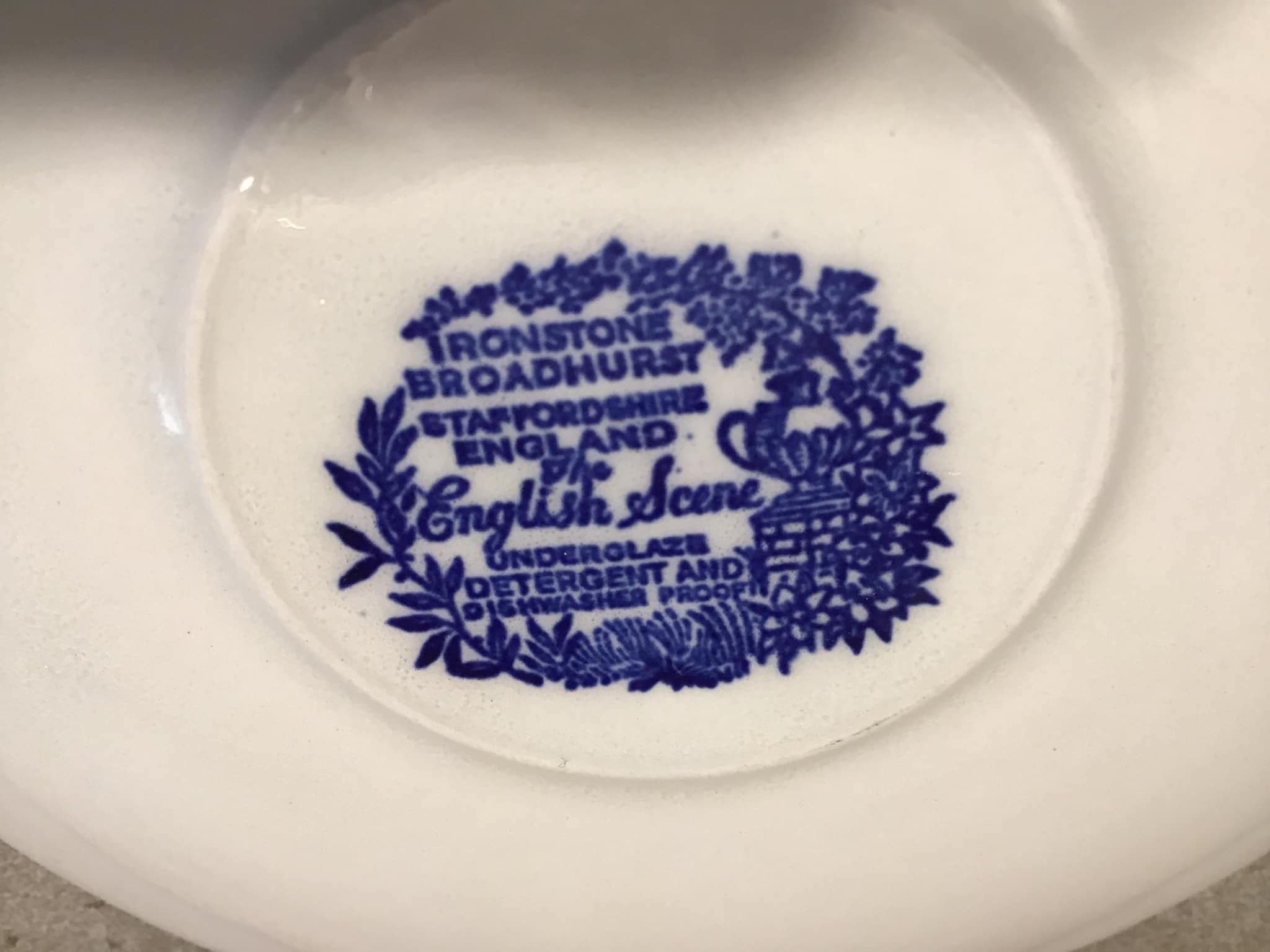 Vintage Broadhurst Staffordshire “the English Scene” 5.5