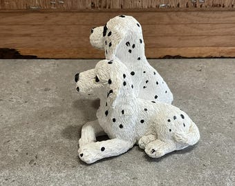 ヴィンテージのダルメシアン犬の置物、白黒の斑点、カナダ製 - Etsy 日本