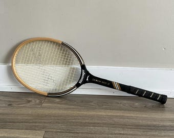 Vintage Slazenger Demon Mid Jr Wood Tennis Racket Athletic Wall