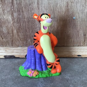 Vintage Disney Based On The Winnie The Pooh Works By A A Miline And E H Shepard, Vintage Tigger Pooh Disney Pvc Coin Bank