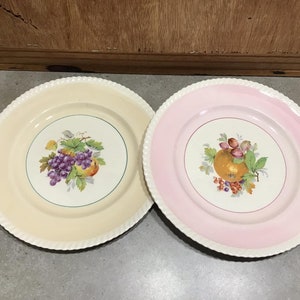 2 Vintage Old English Dinner Plates California de JOHNSON BROTHERS Hecho en Inglaterra