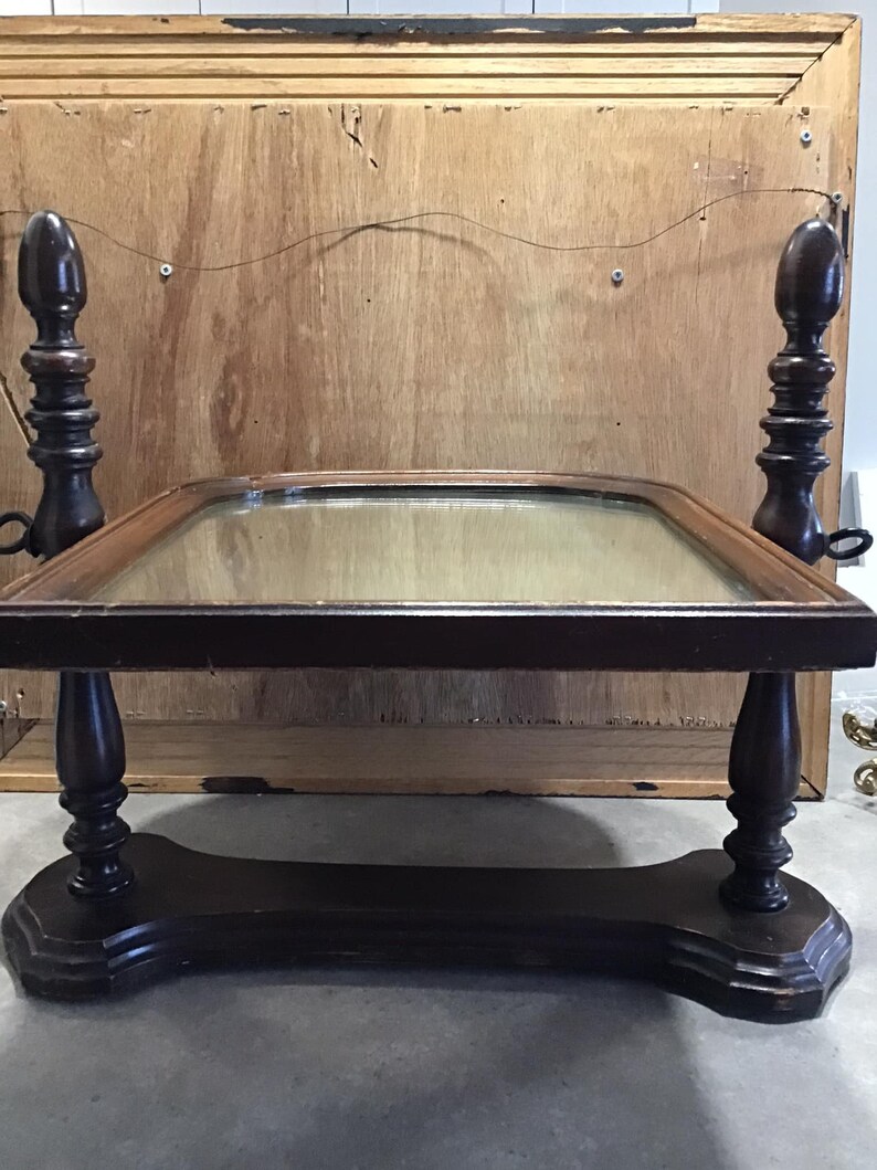 Antique Wooden Victorian Vanity Mirror Regency Victorian Etsy