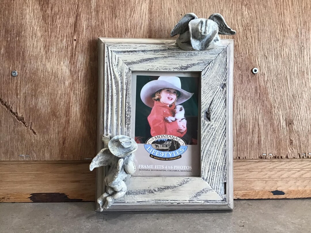 Guardian Angel Picture Frame Montana Etsy