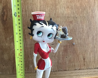 Betty Boop ウェイトレス フィギュア【新品未使用品】ベティ・ブープ ヴィンテージ ベティ・ブープ ウェイトレス フィギュア - 2002年