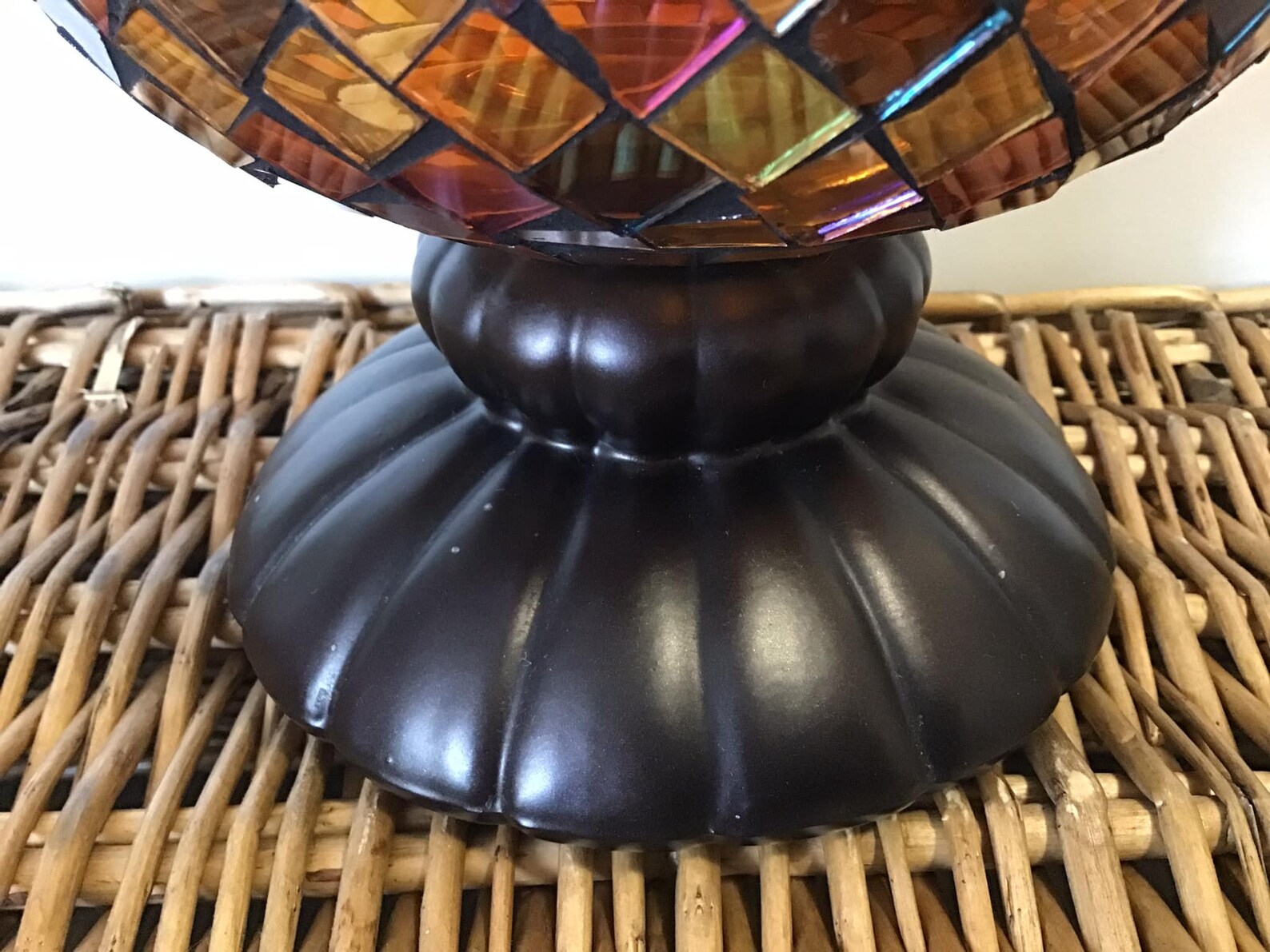 Partylite Global Fusion Hurricane Stained Glass Mosaic Candle Etsy