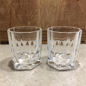 Nachtmann kristallen whiskyglazen, set van 2, in Duitsland gemaakte lowball-bekers