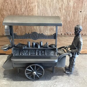ヴィンテージコレクション グロエンテン フルーツピューター置物 金属像