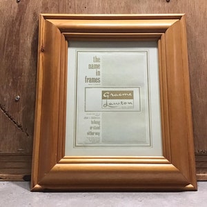 Wood Picture Frame Made in England Frame to Hang or Stand