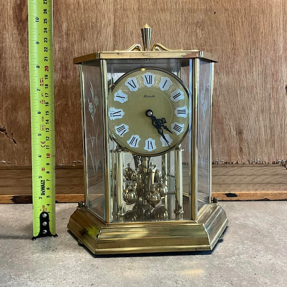 Vintage Kundo Brass Dome Clock - West Germany Collectible - Etsy
