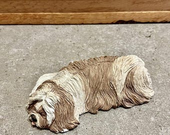 サンディキャスト シーズー犬フィギュア：サンドラ・ブルー