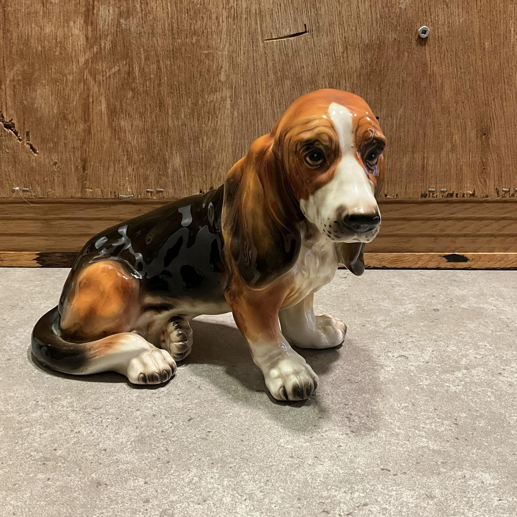 Ceramic basset hound - Etsy 日本