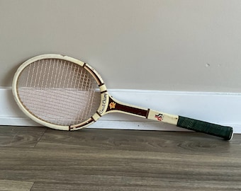 Vintage Wood Tennis Racket Racquet Wilson Lady Advantage With