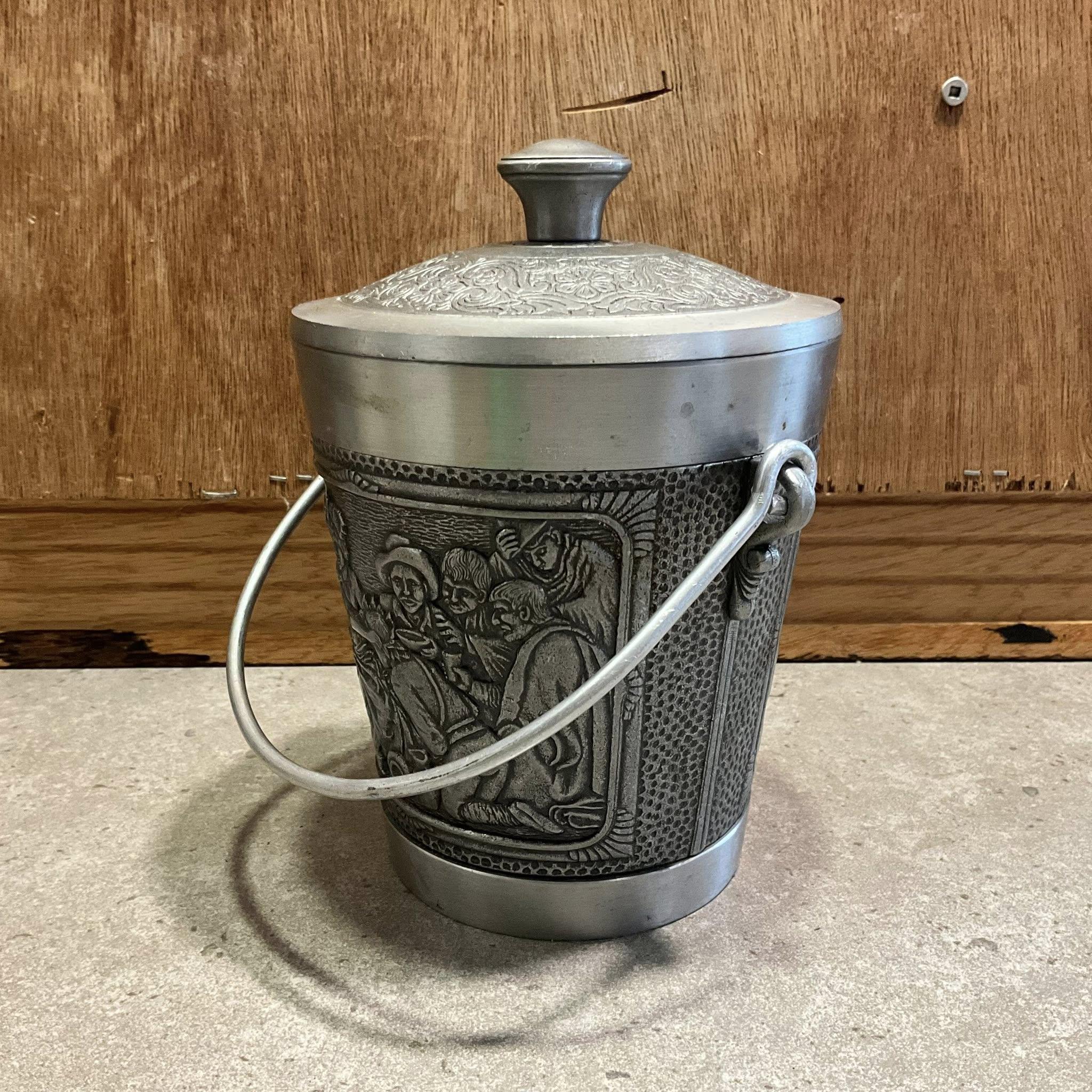 古いヴィンテージのピューター製アイスバケツ - Etsy 日本