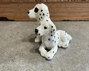 ヴィンテージのダルメシアン犬の置物、白黒の斑点、カナダ製 - Etsy 日本