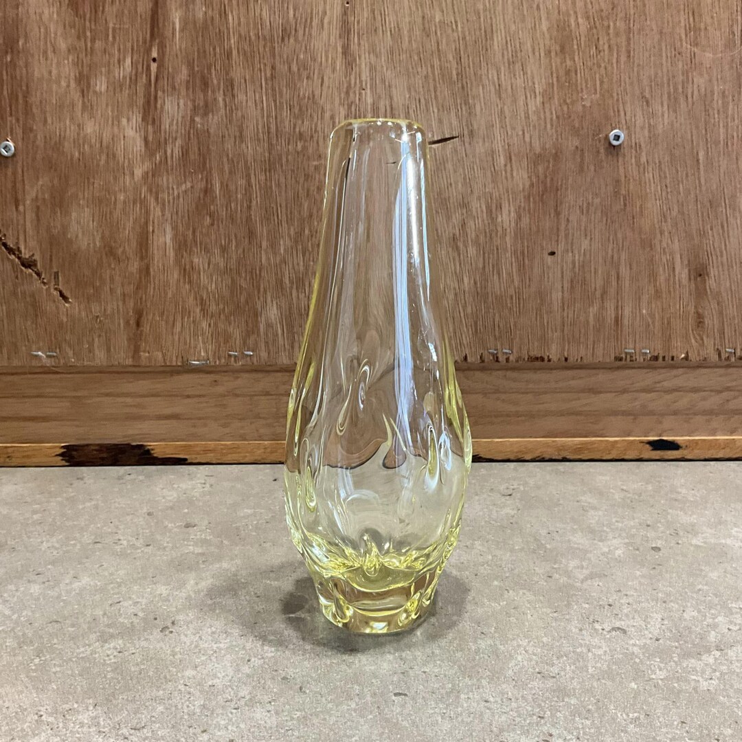 ヴィンテージアートガラス花瓶：ミロスラフ・クリンガー・ゼレズニー